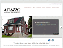 Tablet Screenshot of amazzoaccounting.com